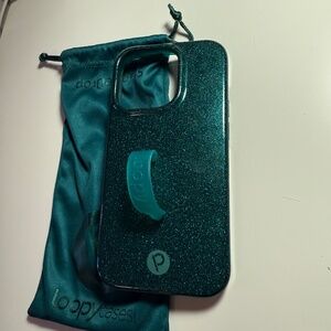 Loopy Case 14 Pro Emerald Sparkle